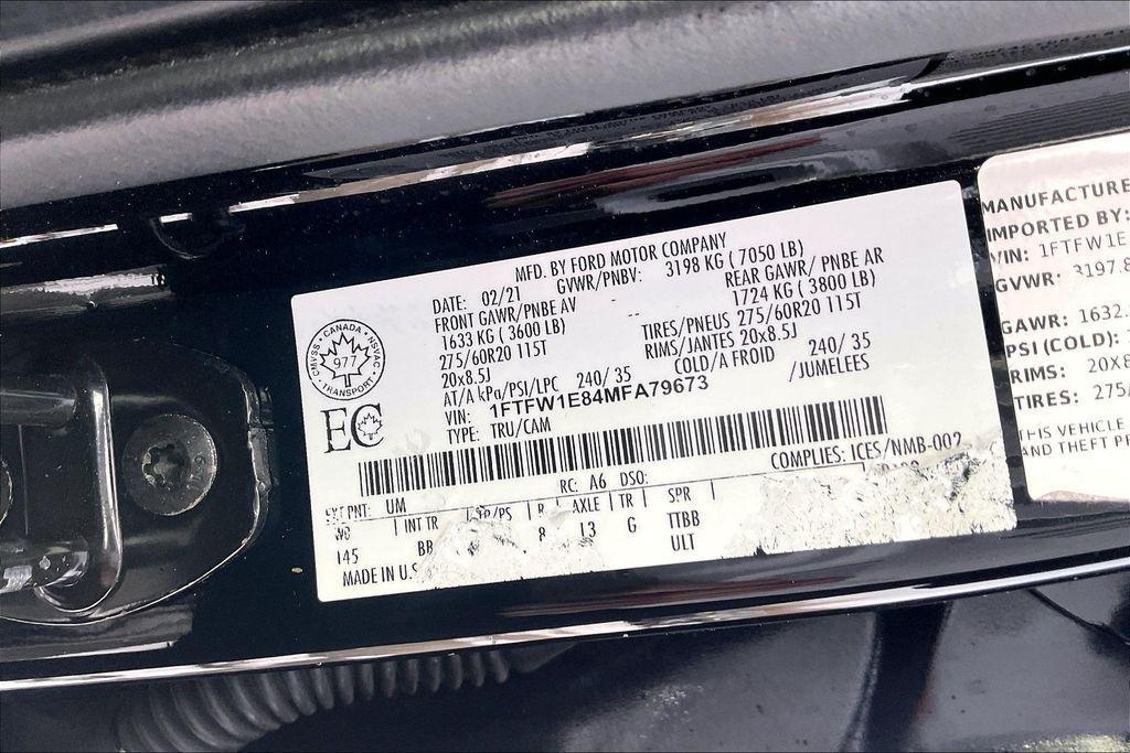 used 2021 Ford F-150 car, priced at $33,030