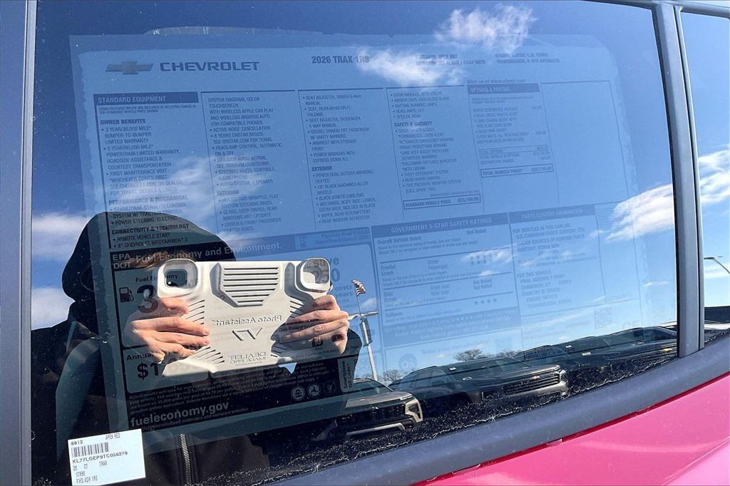 new 2026 Chevrolet Trax car, priced at $24,245