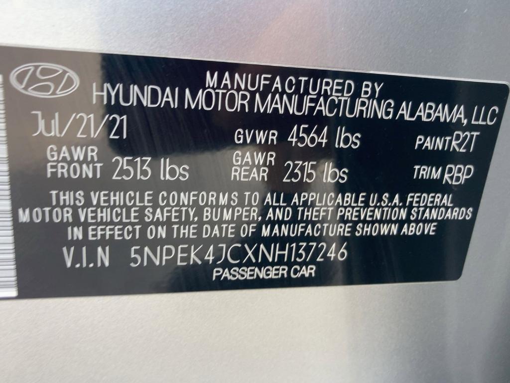 used 2022 Hyundai Sonata car, priced at $22,997