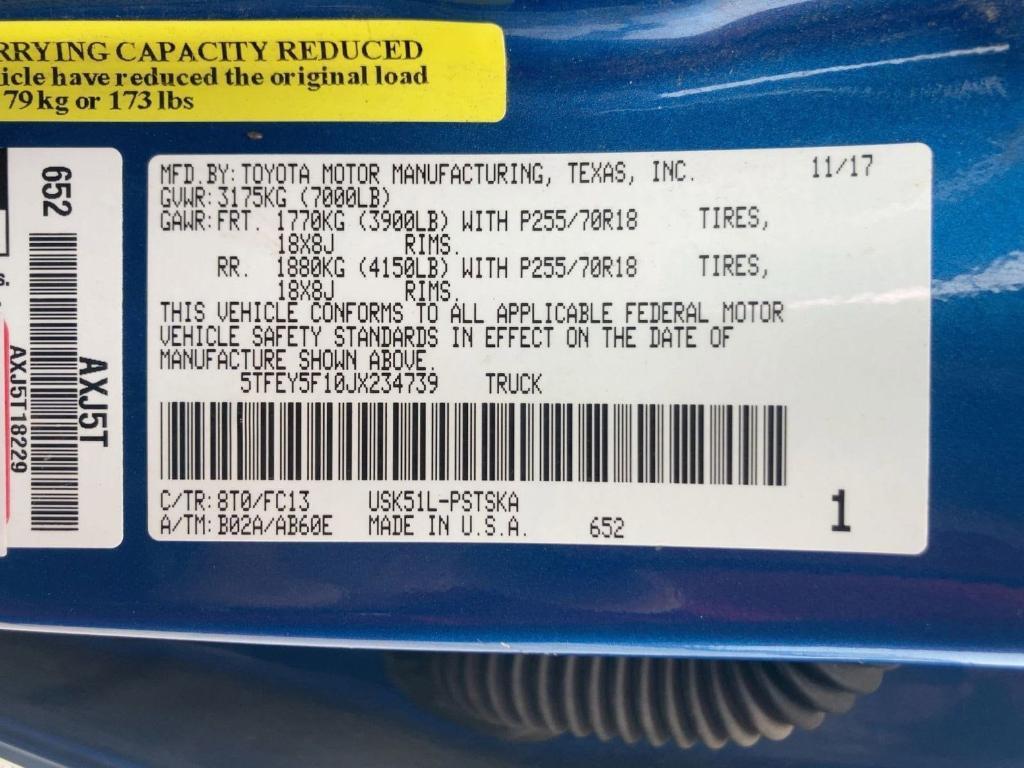 used 2018 Toyota Tundra car, priced at $22,397