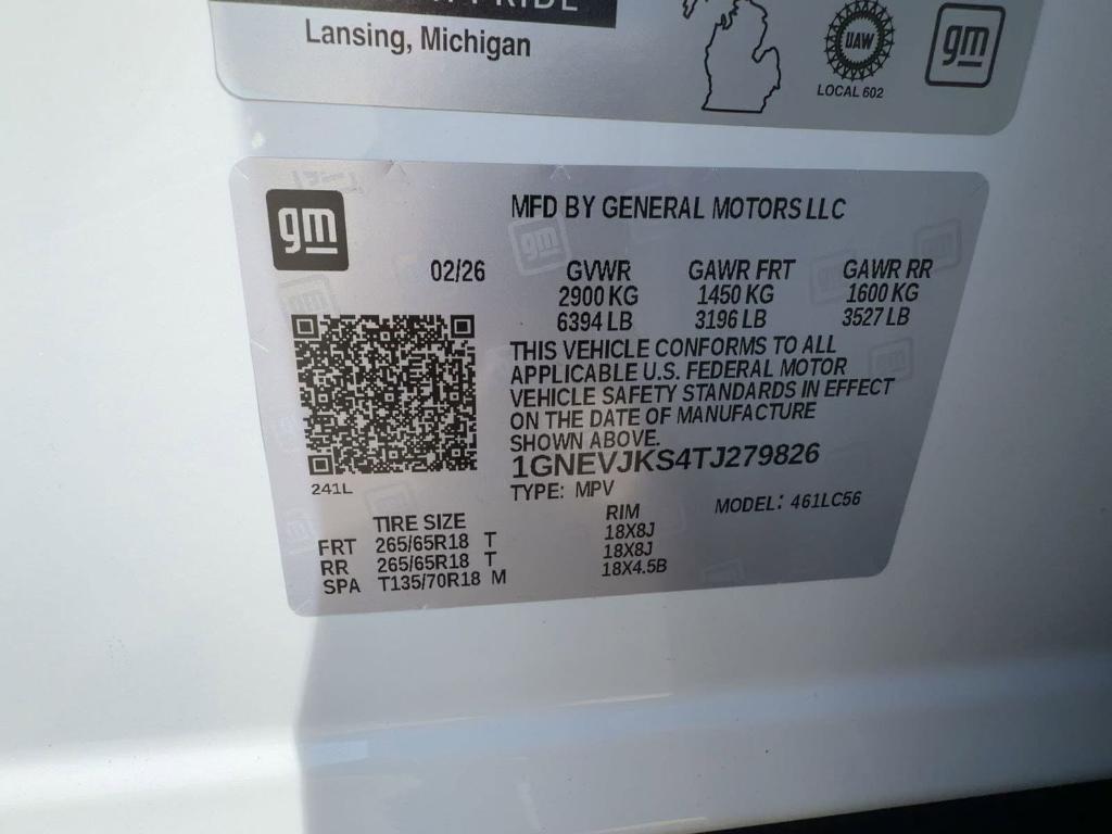 new 2026 Chevrolet Traverse car, priced at $51,331