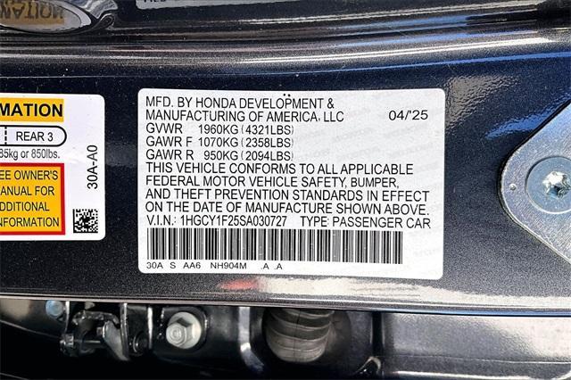 used 2025 Honda Accord car, priced at $29,888