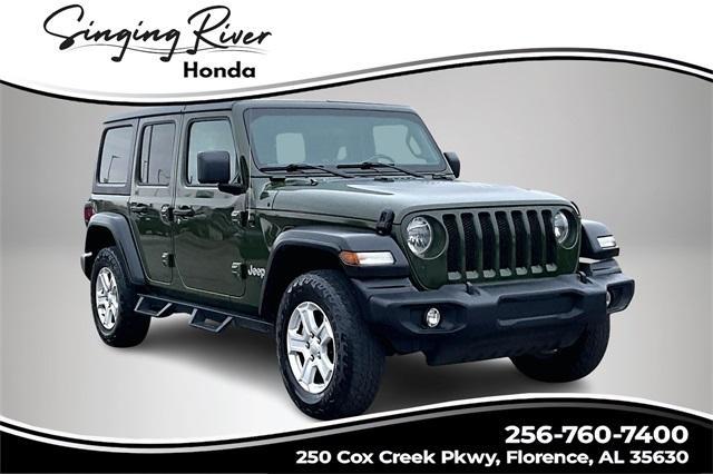 used 2021 Jeep Wrangler Unlimited car, priced at $29,788