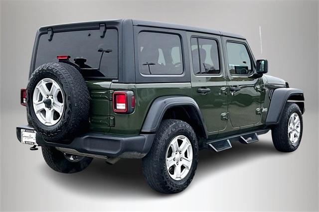 used 2021 Jeep Wrangler Unlimited car, priced at $29,788