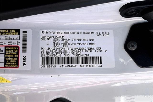 used 2022 Toyota Tacoma car, priced at $24,888