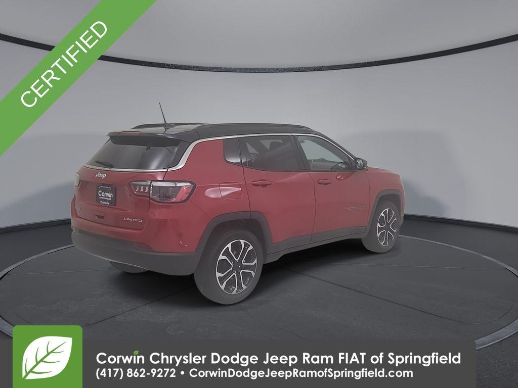 used 2024 Jeep Compass car, priced at $19,700