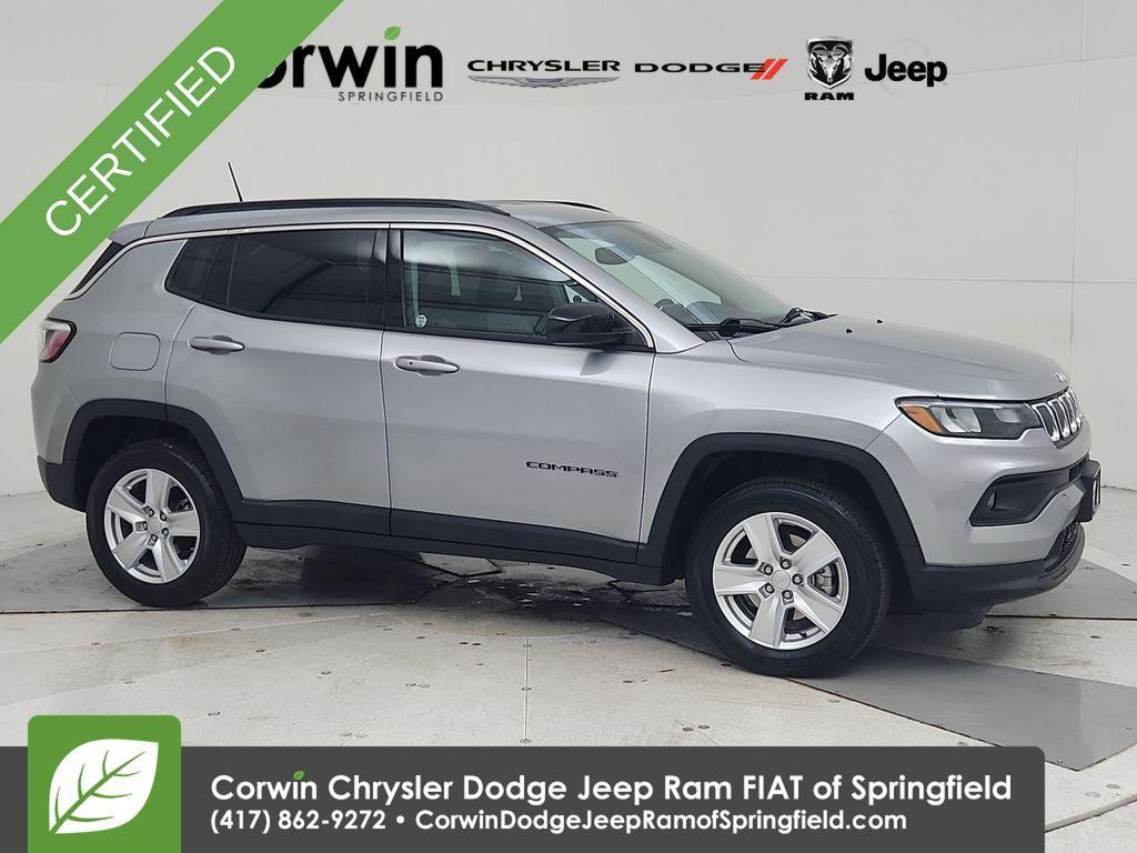 used 2022 Jeep Compass car, priced at $19,498