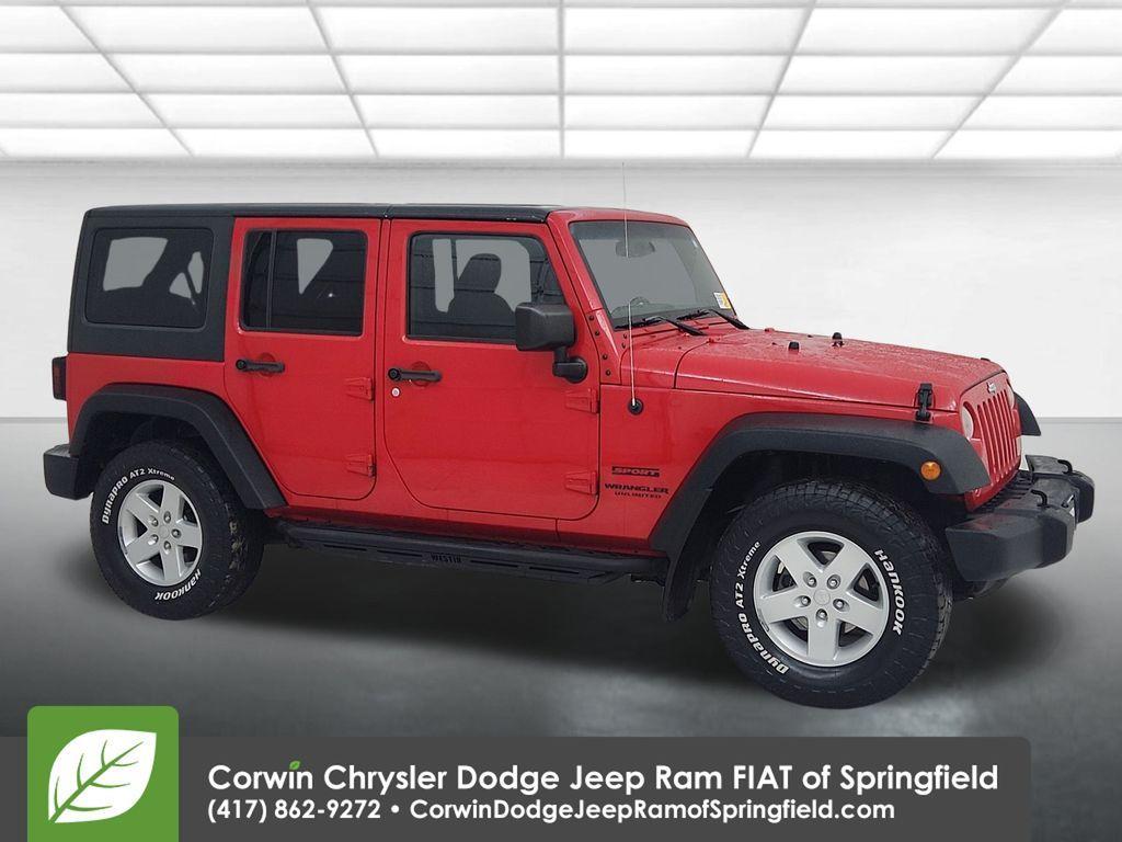 used 2015 Jeep Wrangler Unlimited car, priced at $11,500