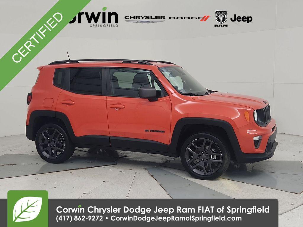 used 2021 Jeep Renegade car, priced at $17,198