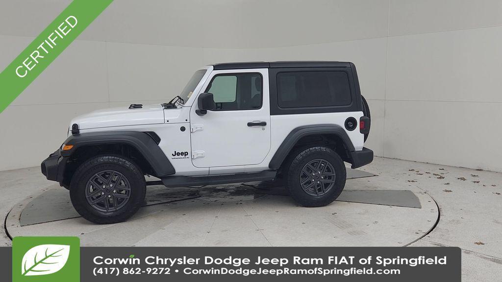 used 2025 Jeep Wrangler car, priced at $29,698