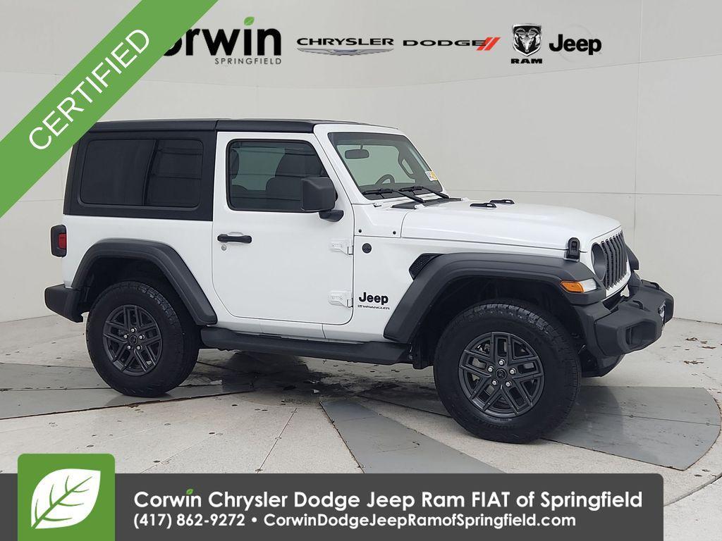 used 2025 Jeep Wrangler car, priced at $29,698