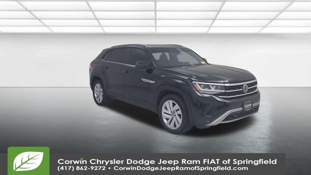 used 2021 Volkswagen Atlas Cross Sport car, priced at $17,500