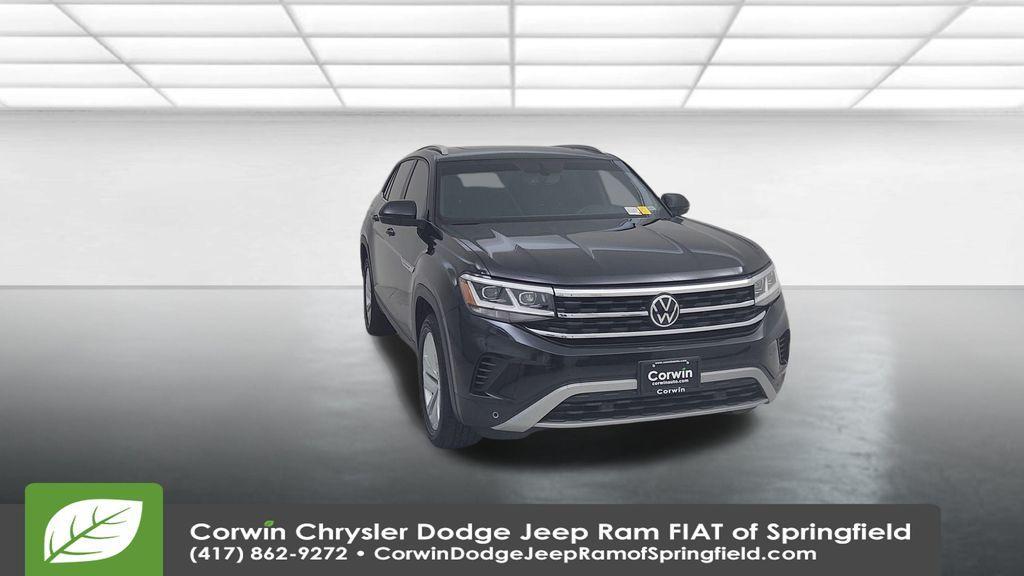 used 2021 Volkswagen Atlas Cross Sport car, priced at $17,500