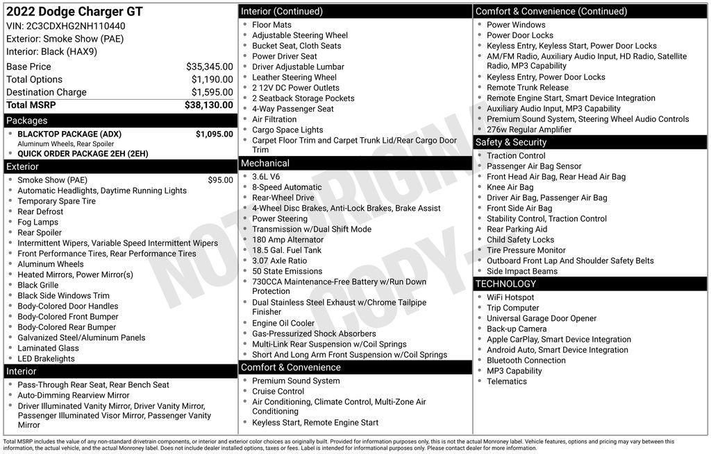 used 2022 Dodge Charger car, priced at $23,996