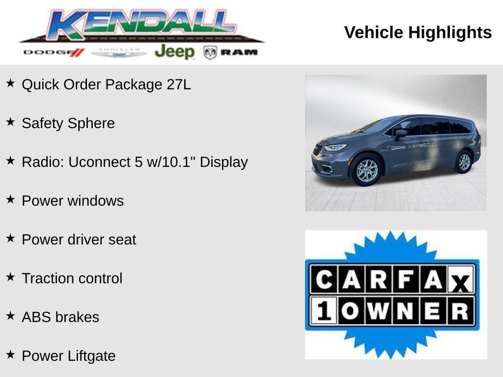 used 2023 Chrysler Pacifica car, priced at $26,995