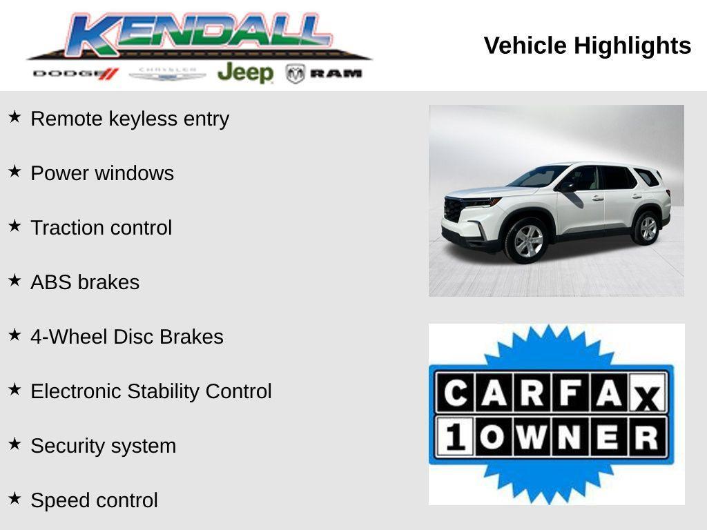 used 2023 Honda Pilot car, priced at $28,499