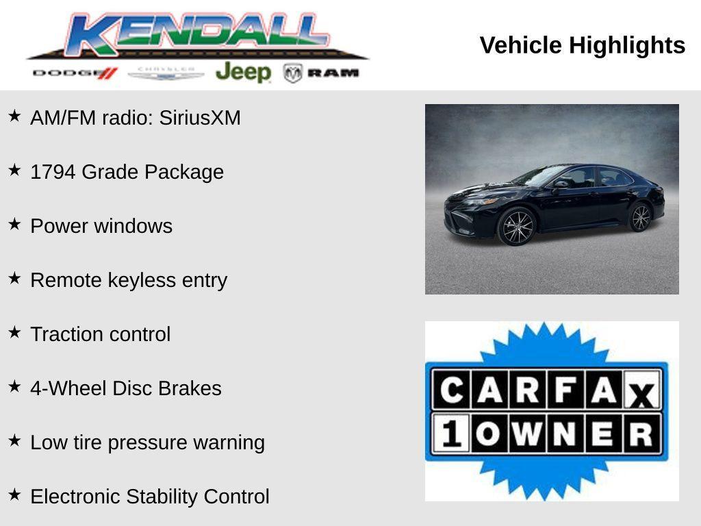used 2023 Toyota Camry car, priced at $19,977