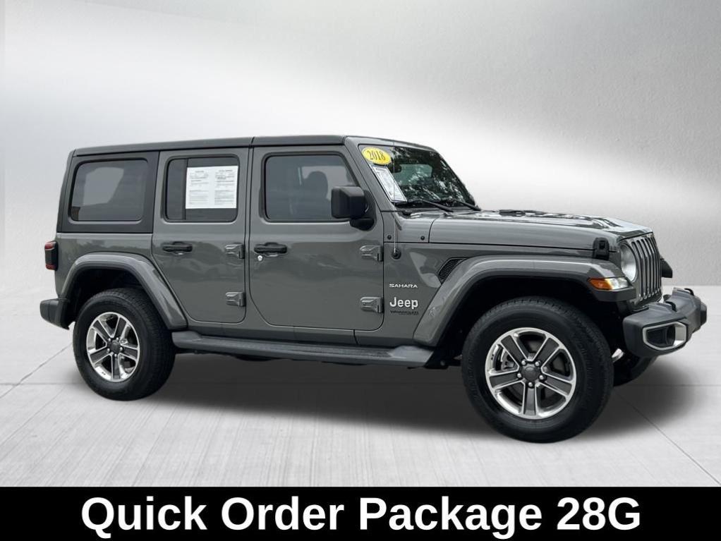 used 2018 Jeep Wrangler Unlimited car, priced at $20,941