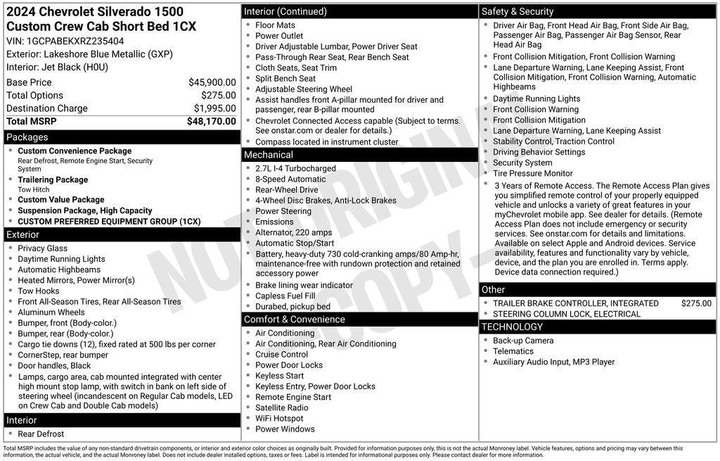 used 2024 Chevrolet Silverado 1500 car, priced at $30,995