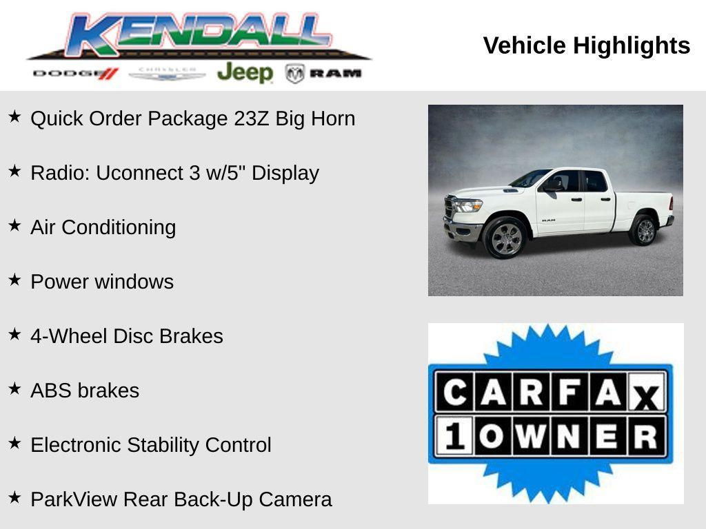 used 2023 Ram 1500 car, priced at $31,896