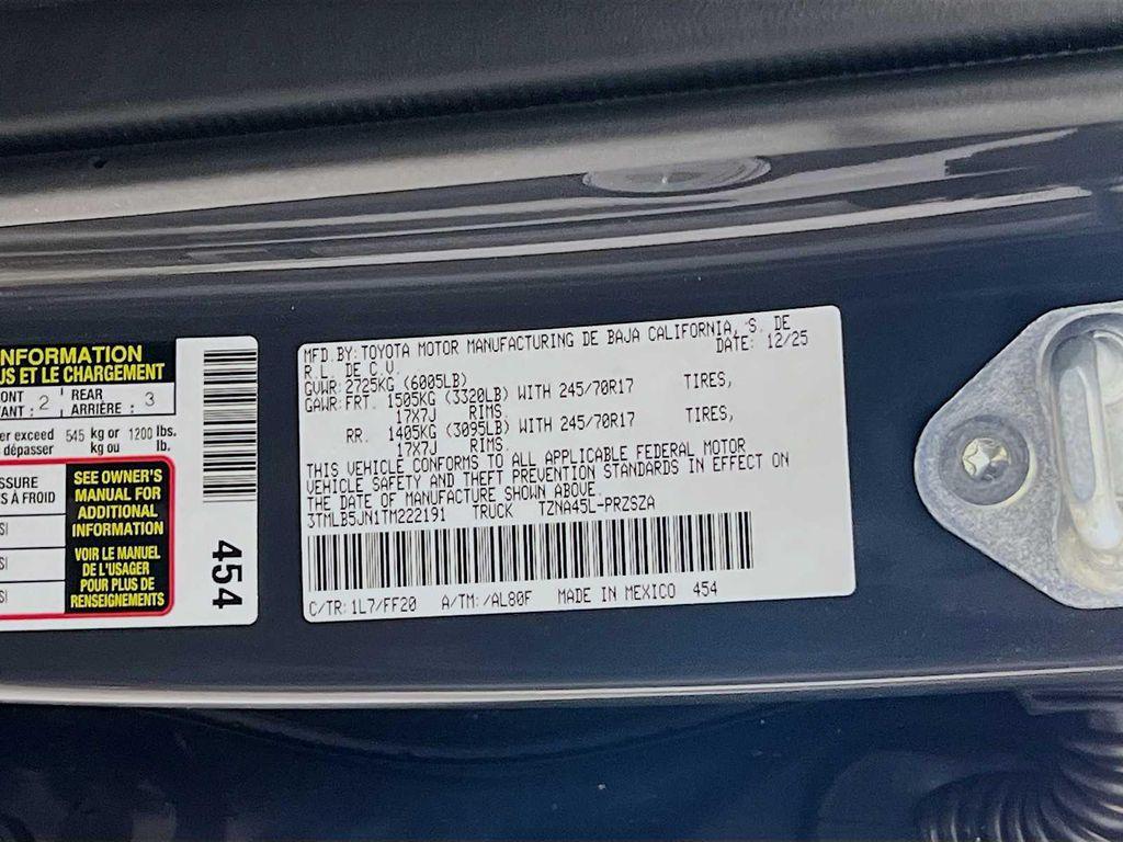 new 2026 Toyota Tacoma car, priced at $43,399