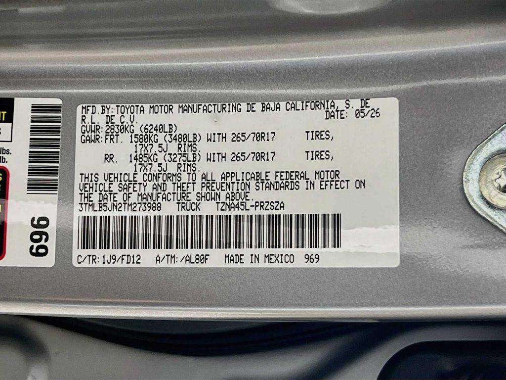 new 2026 Toyota Tacoma car, priced at $49,053