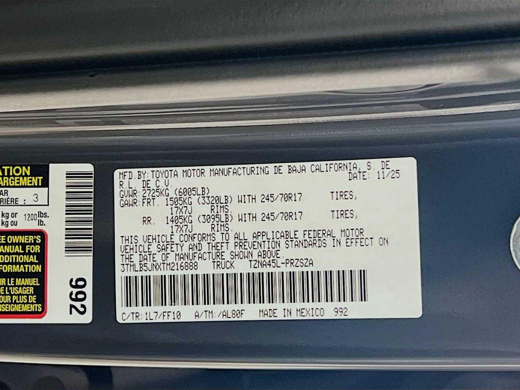 new 2026 Toyota Tacoma car, priced at $46,964