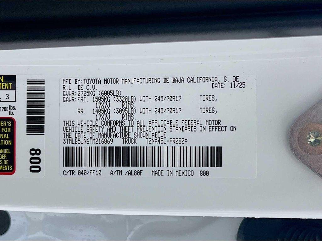 new 2026 Toyota Tacoma car, priced at $42,404