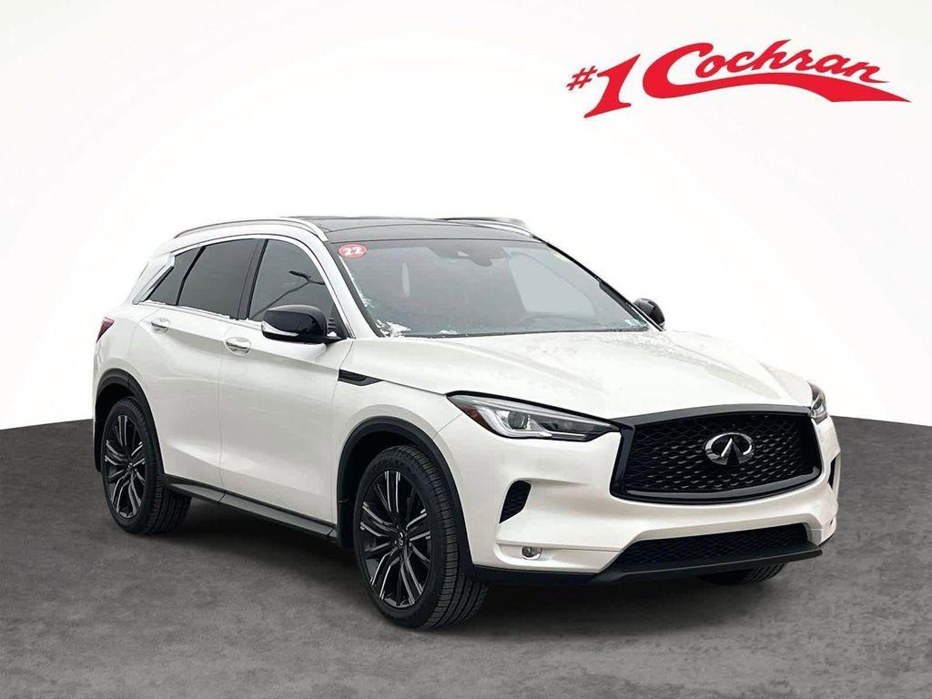 used 2022 INFINITI QX50 car, priced at $21,998