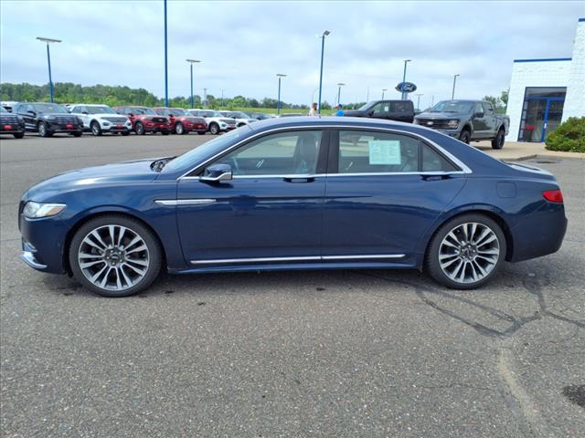 used 2017 Lincoln Continental car, priced at $19,842