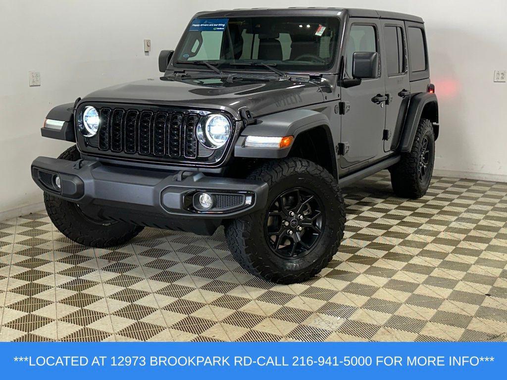 used 2024 Jeep Wrangler car, priced at $32,439