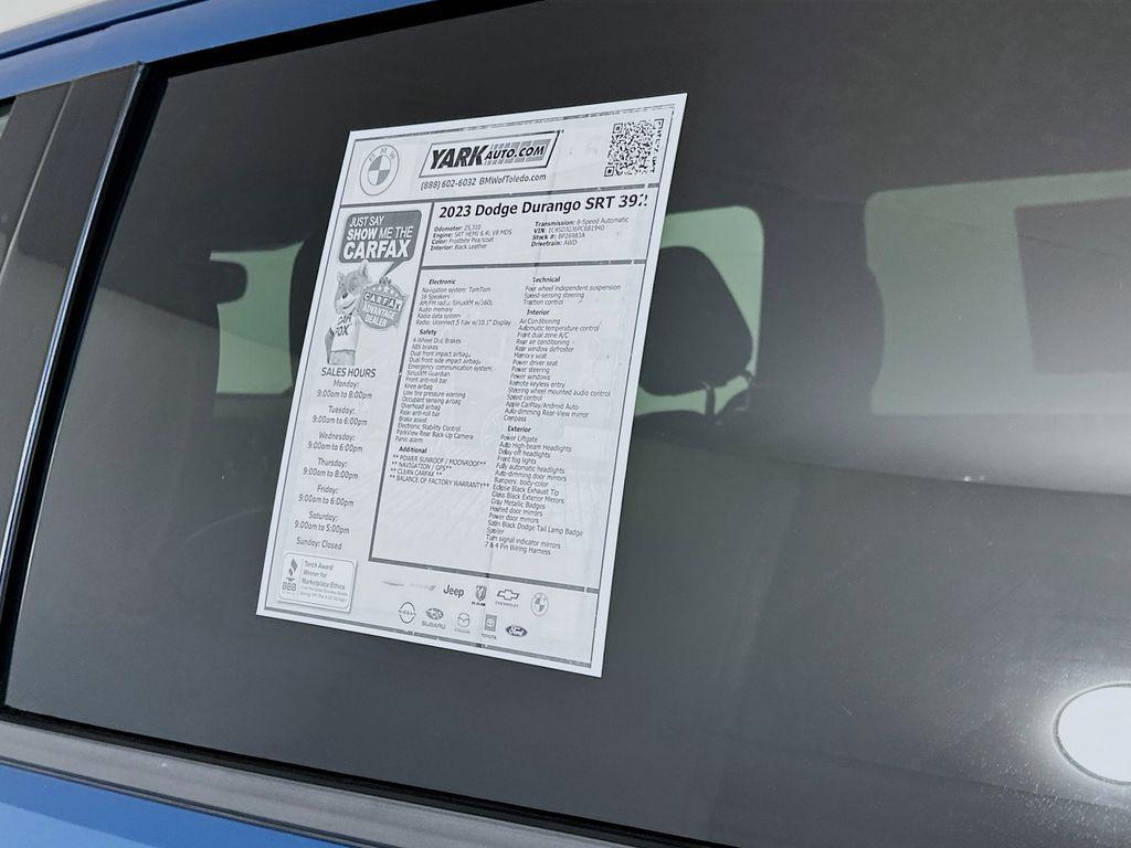 used 2023 Dodge Durango car, priced at $54,983