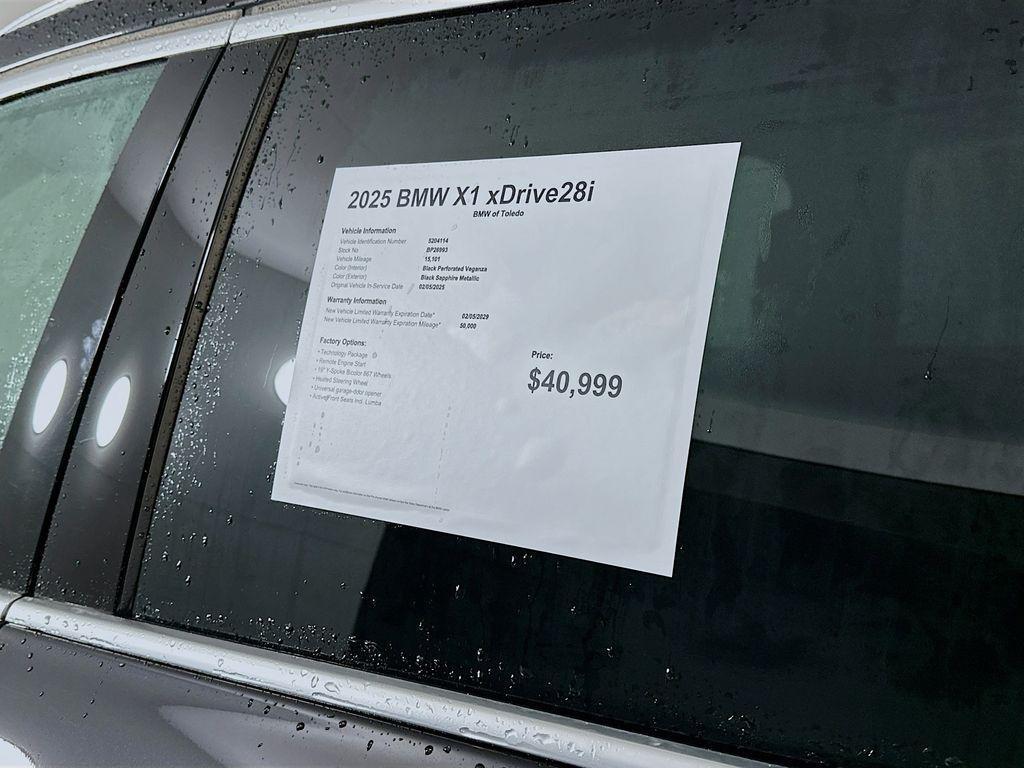 used 2025 BMW X1 car, priced at $37,399