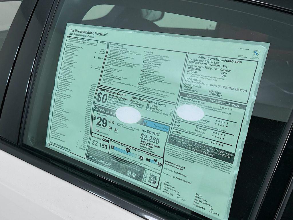 new 2026 BMW 330 car, priced at $57,690