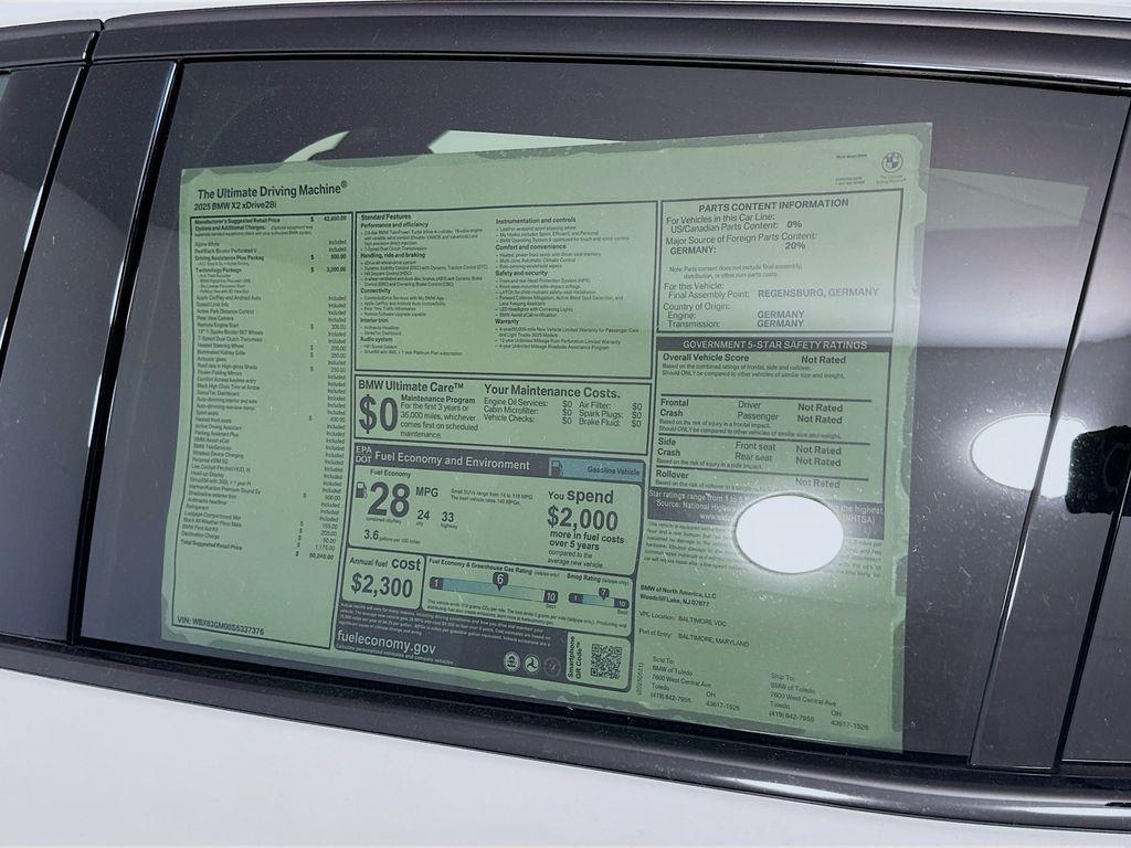 used 2025 BMW X2 car, priced at $50,245