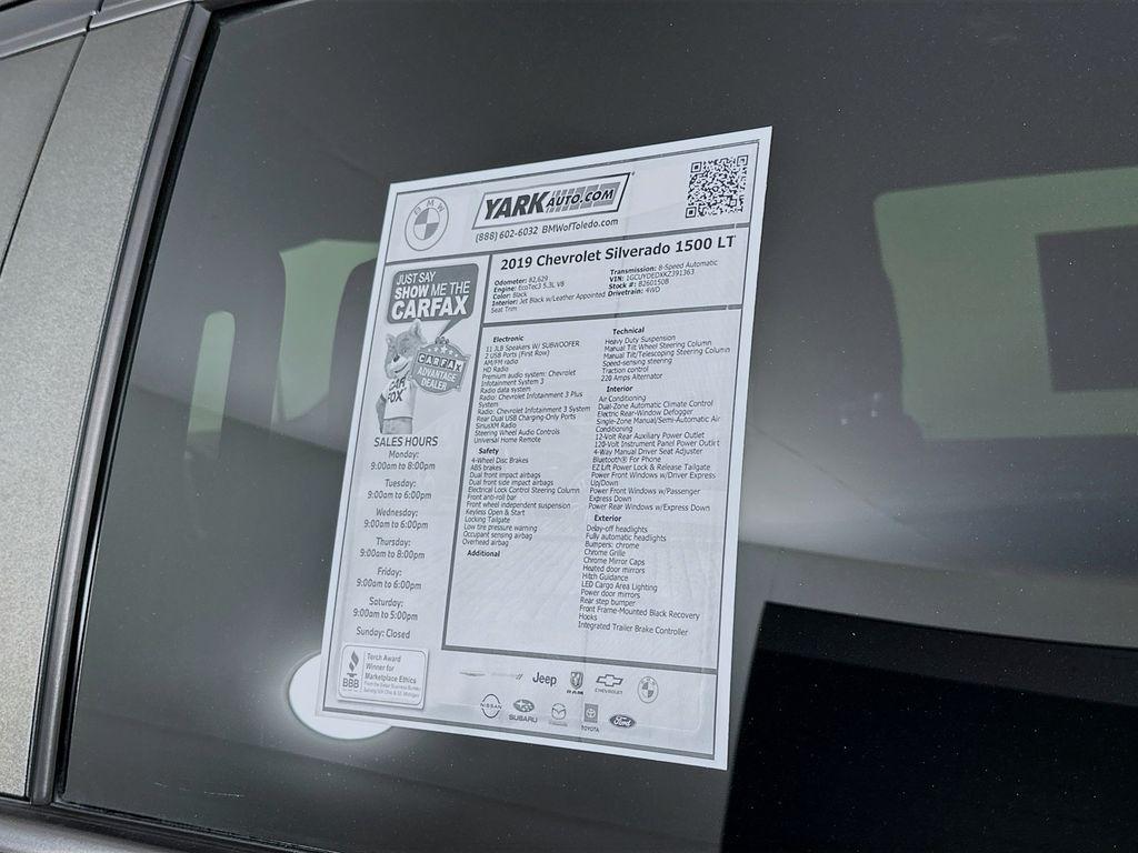 used 2019 Chevrolet Silverado 1500 car, priced at $25,721