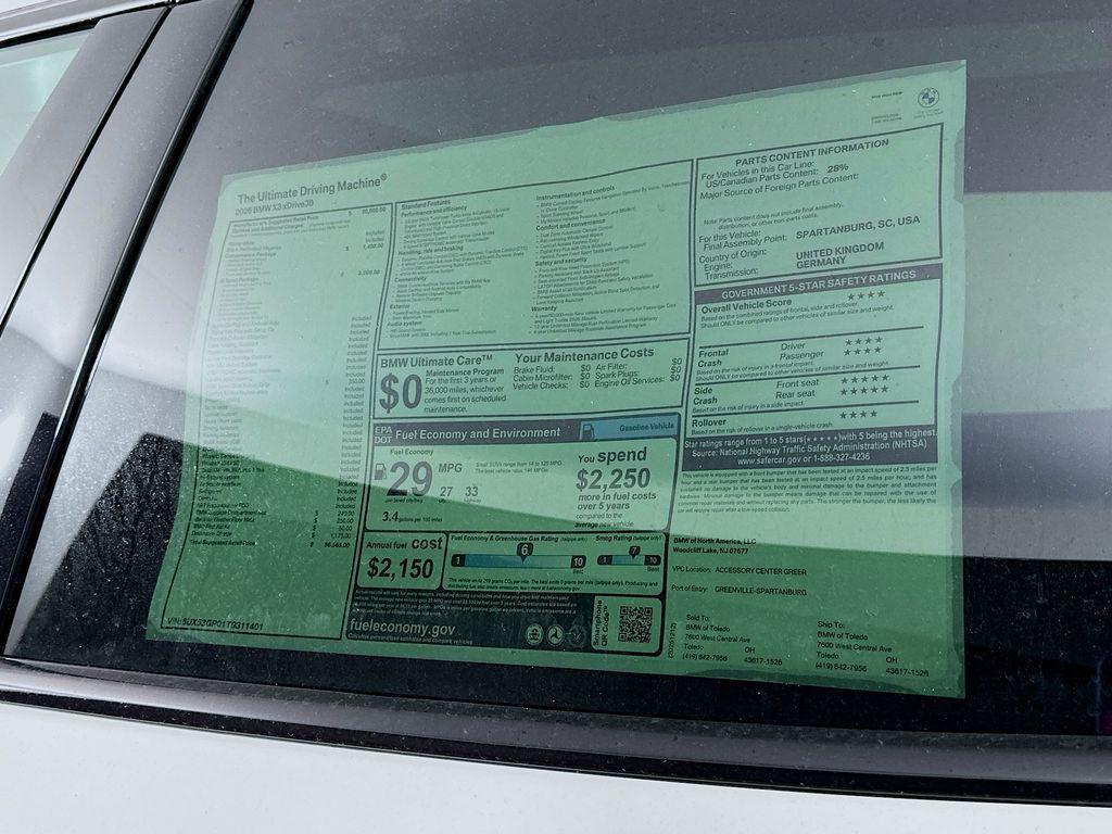 new 2026 BMW X3 car, priced at $56,565