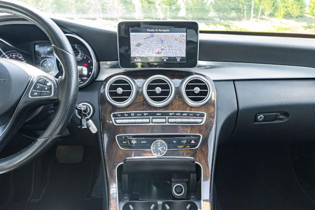 used 2017 Mercedes-Benz C-Class car, priced at $12,295