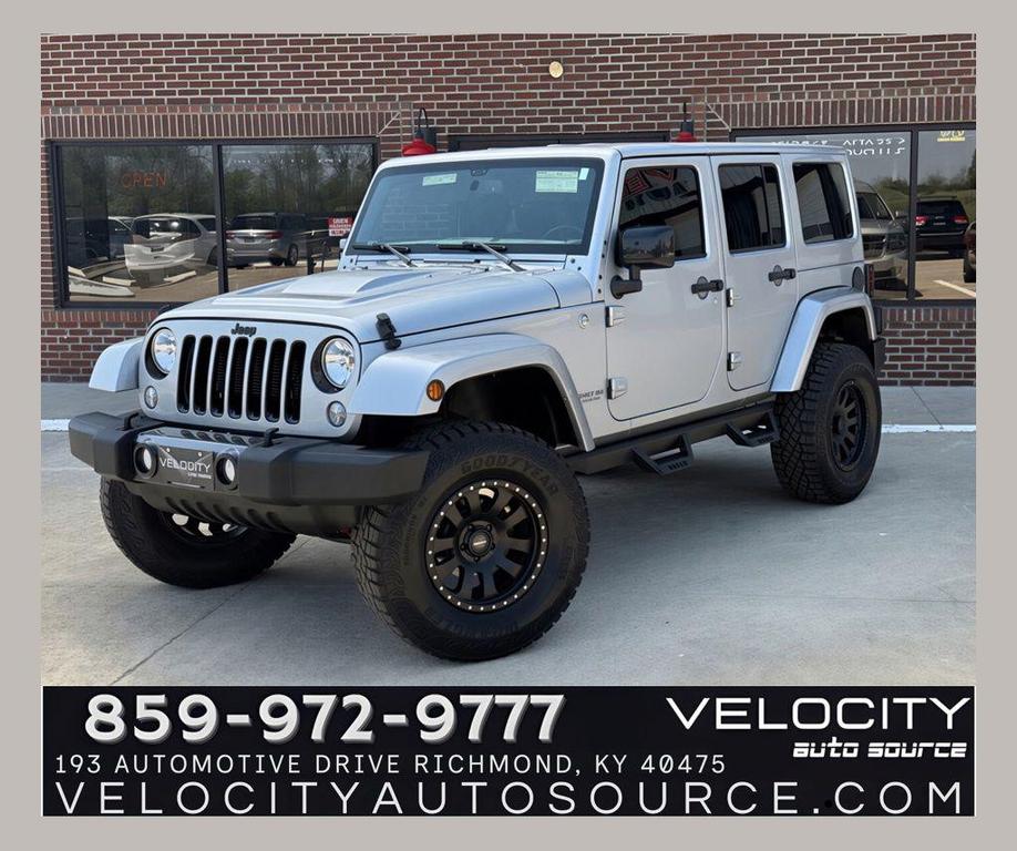 used 2015 Jeep Wrangler Unlimited car, priced at $21,500