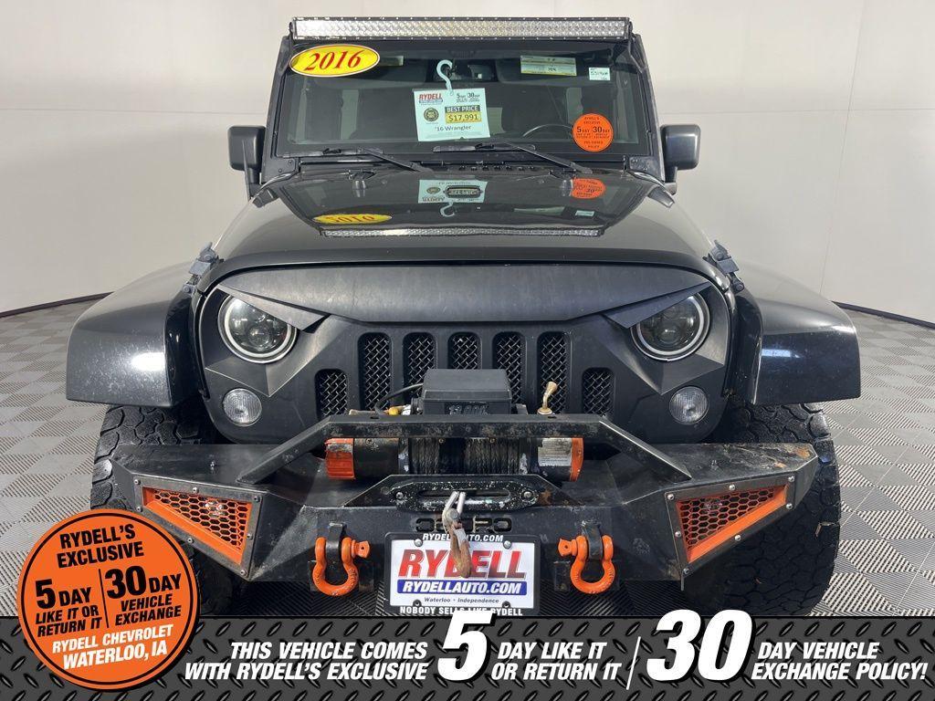 used 2016 Jeep Wrangler Unlimited car, priced at $17,991