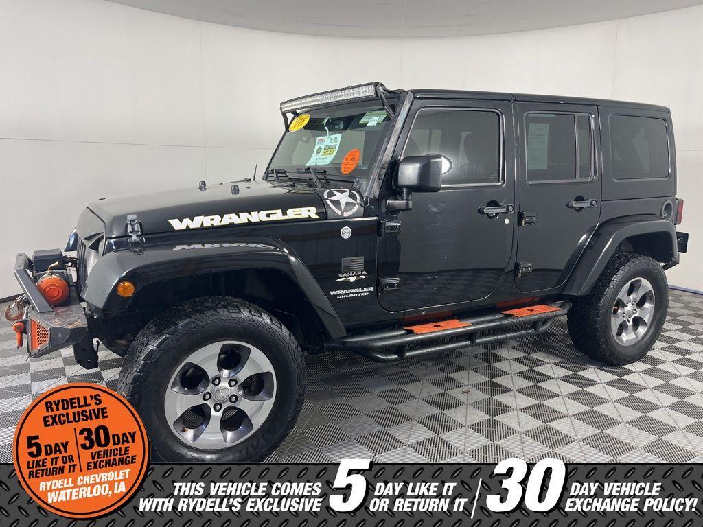 used 2016 Jeep Wrangler Unlimited car, priced at $17,991