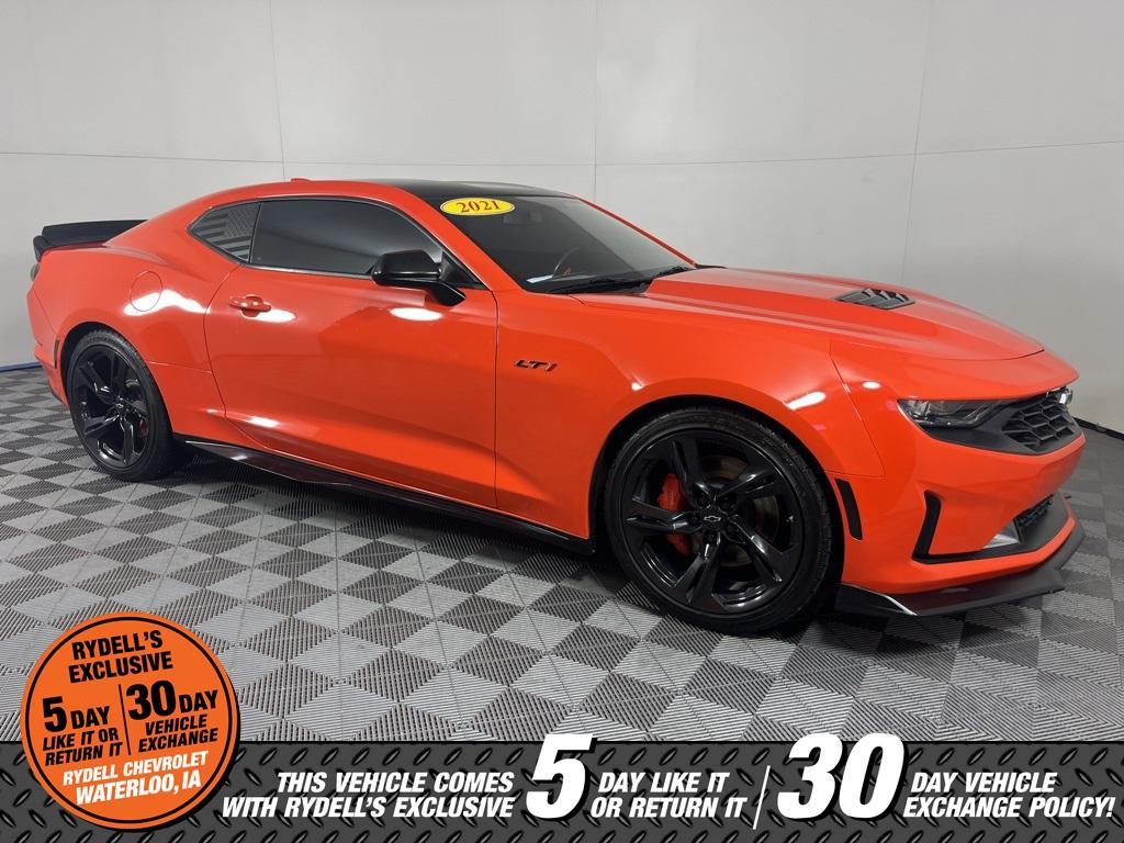 used 2021 Chevrolet Camaro car, priced at $36,991