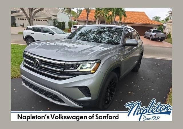 used 2022 Volkswagen Atlas Cross Sport car, priced at $22,500