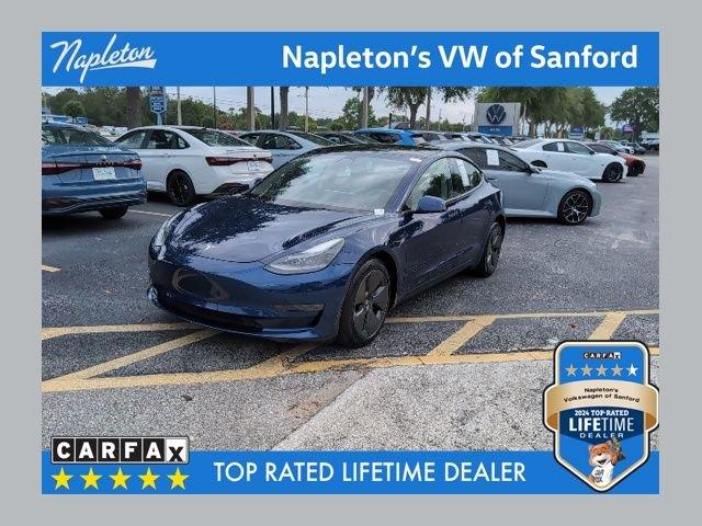 used 2022 Tesla Model 3 car, priced at $26,875
