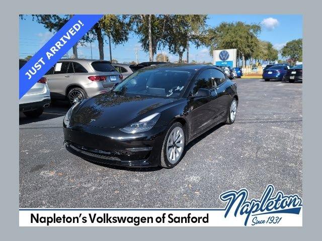 used 2021 Tesla Model 3 car, priced at $22,000