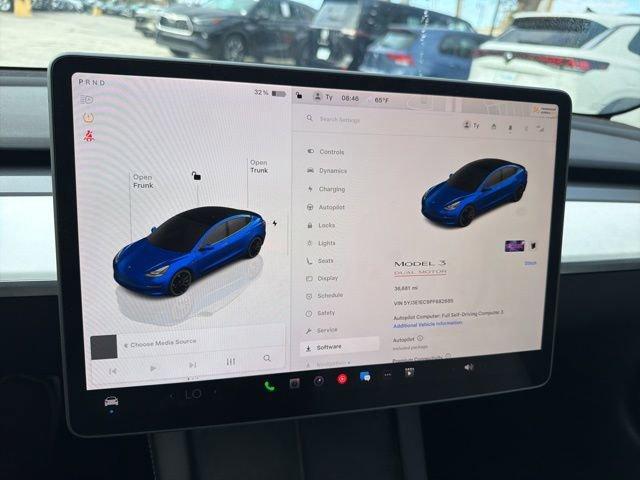 used 2023 Tesla Model 3 car, priced at $31,500