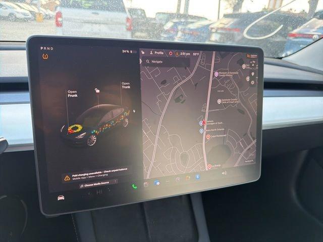 used 2022 Tesla Model 3 car, priced at $25,750