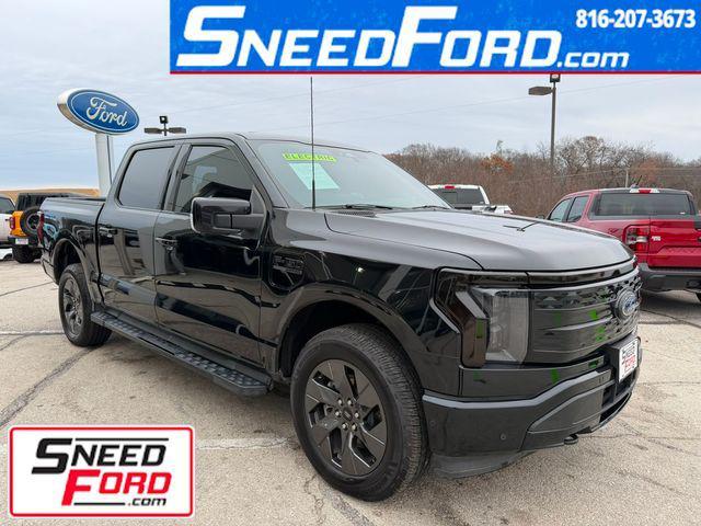 used 2022 Ford F-150 Lightning car, priced at $35,250