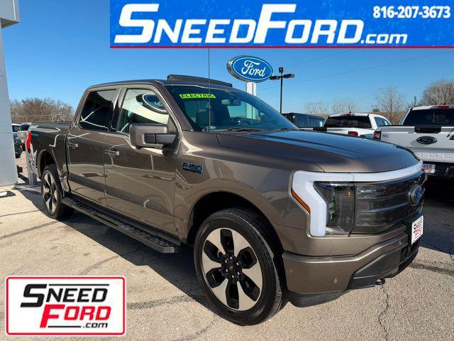 used 2022 Ford F-150 Lightning car, priced at $47,000