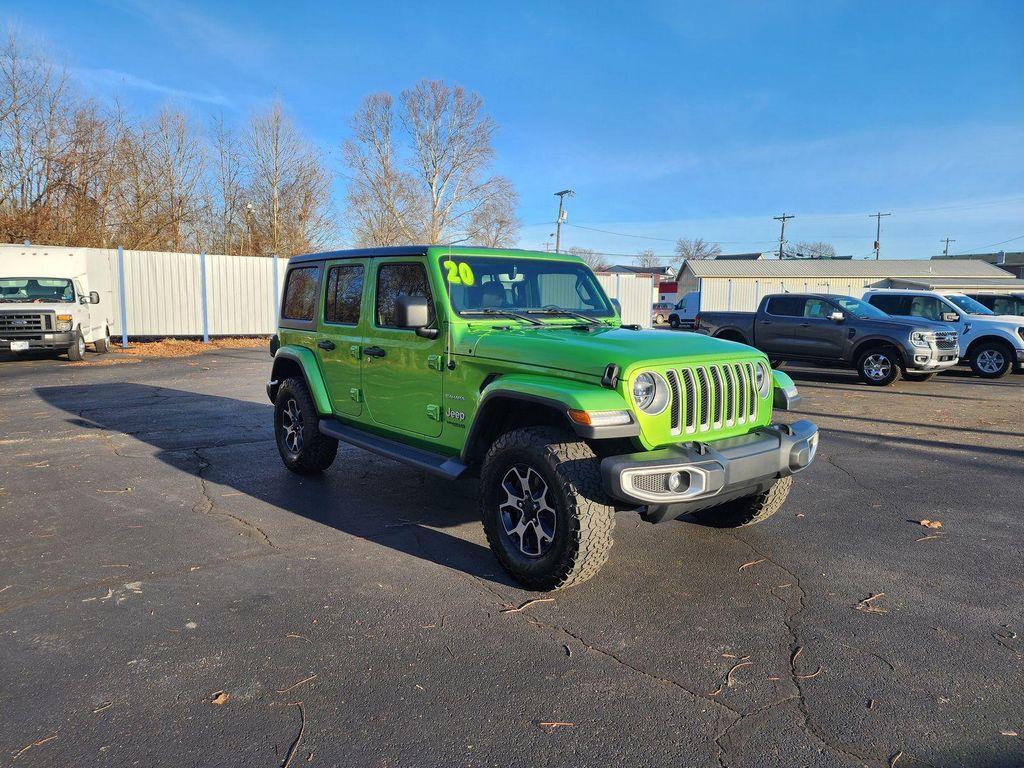 used 2020 Jeep Wrangler Unlimited car, priced at $27,340